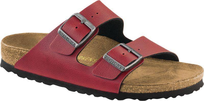 Birkenstock Arizona Vegan Bordeaux Pull Up Birko-Flor / 39 / Narrow