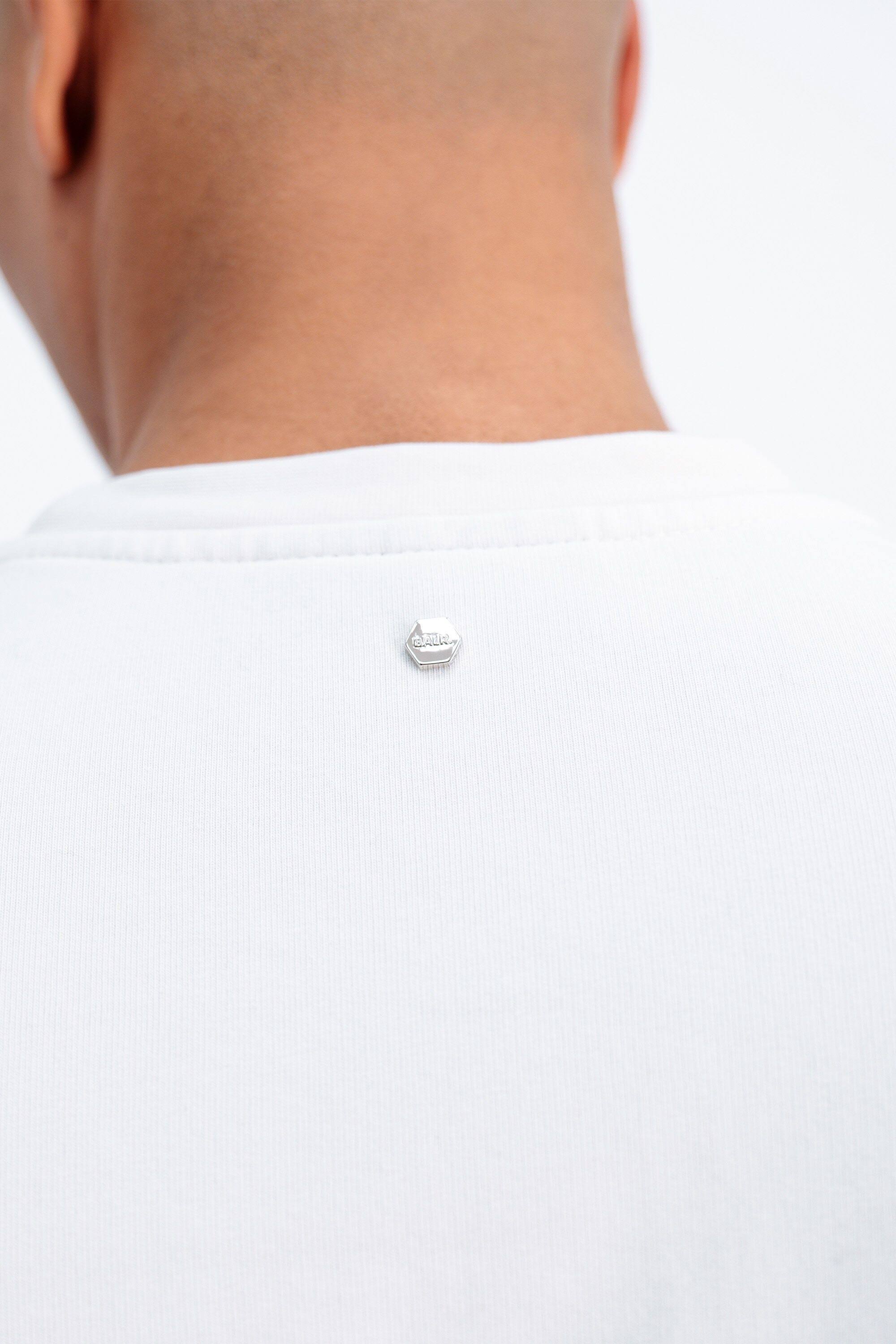 BALR. Crest Print Amsterdam Straight Crewneck Nimbus Cloud (XS)