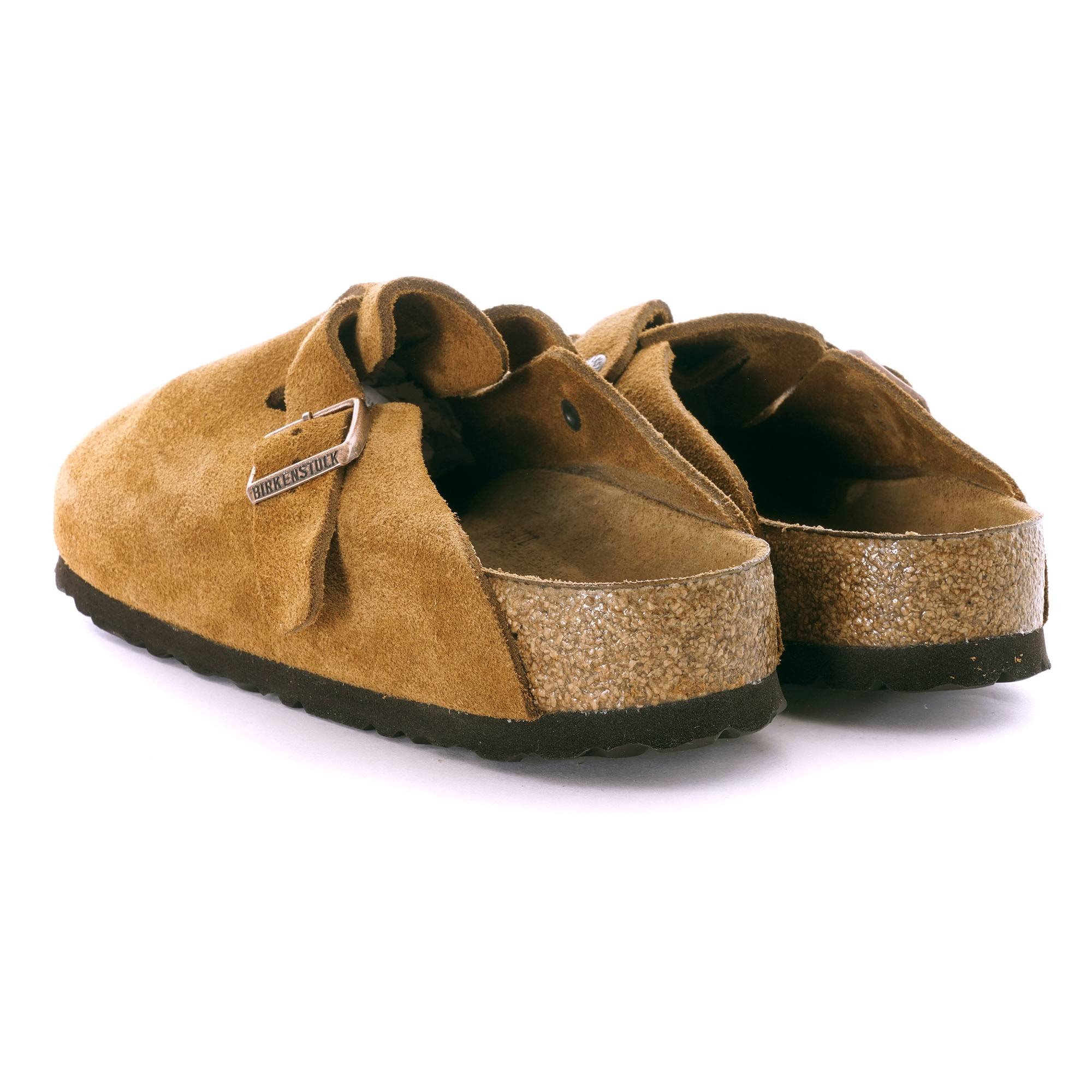 Birkenstock Boston Suede Sandals - Mink