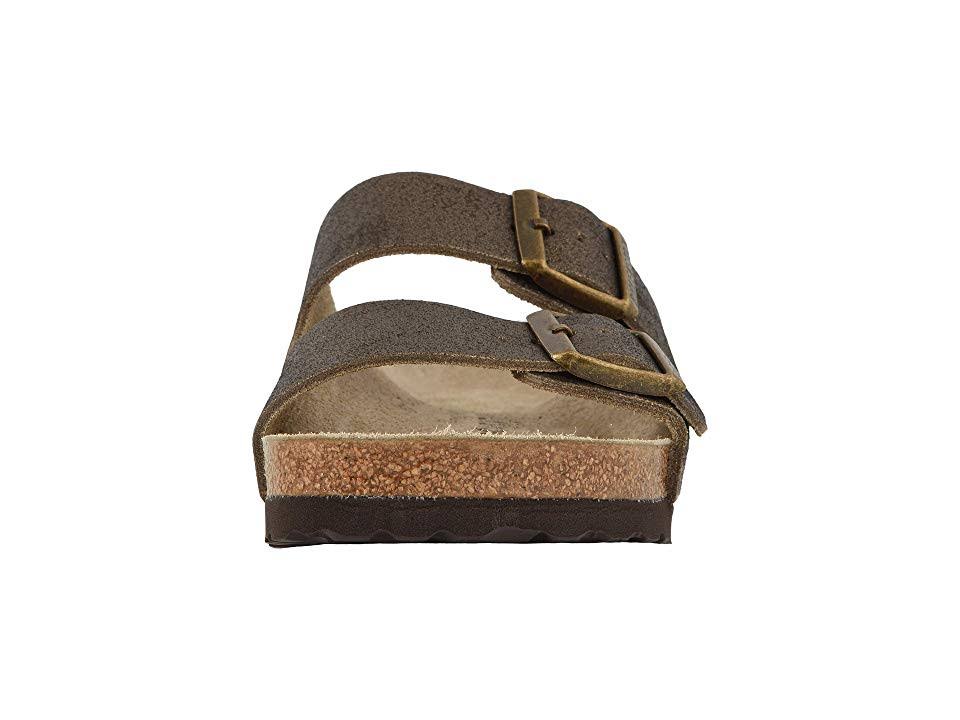Arizona in Washed Metallic Antique Gold Leather Narrow Width - Size 40