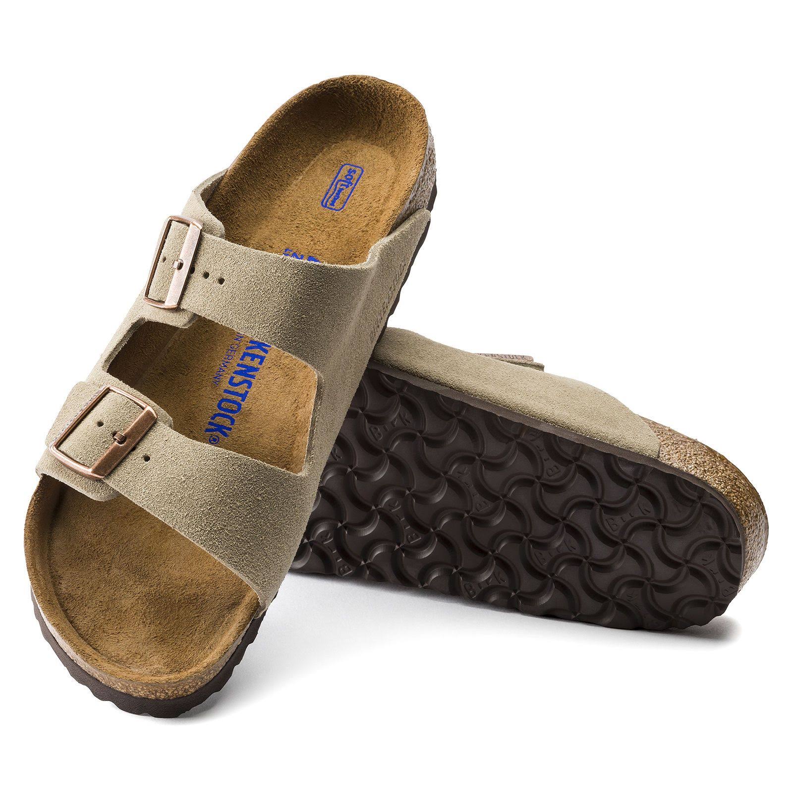 Birkenstock Arizona Soft Footbed - Suede Mocha / 44 / Narrow