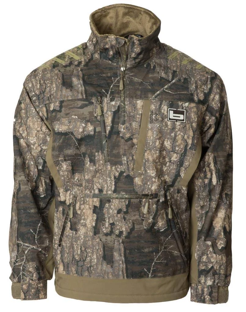 Banded Stretchapeake Insulated Quarter-Zip Pullover, XL / Timber