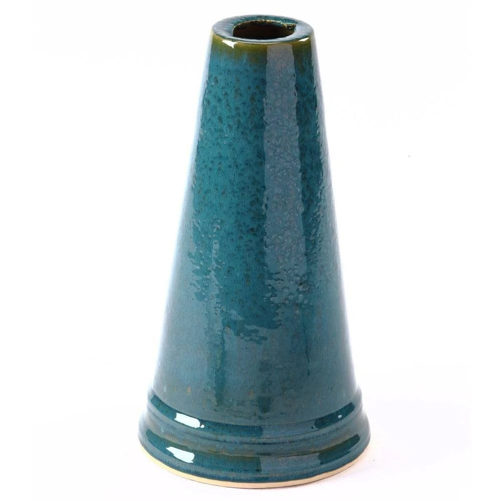 Birds Choice 19x22 Burley Clay Simple Elegance Birdbath Turquoise