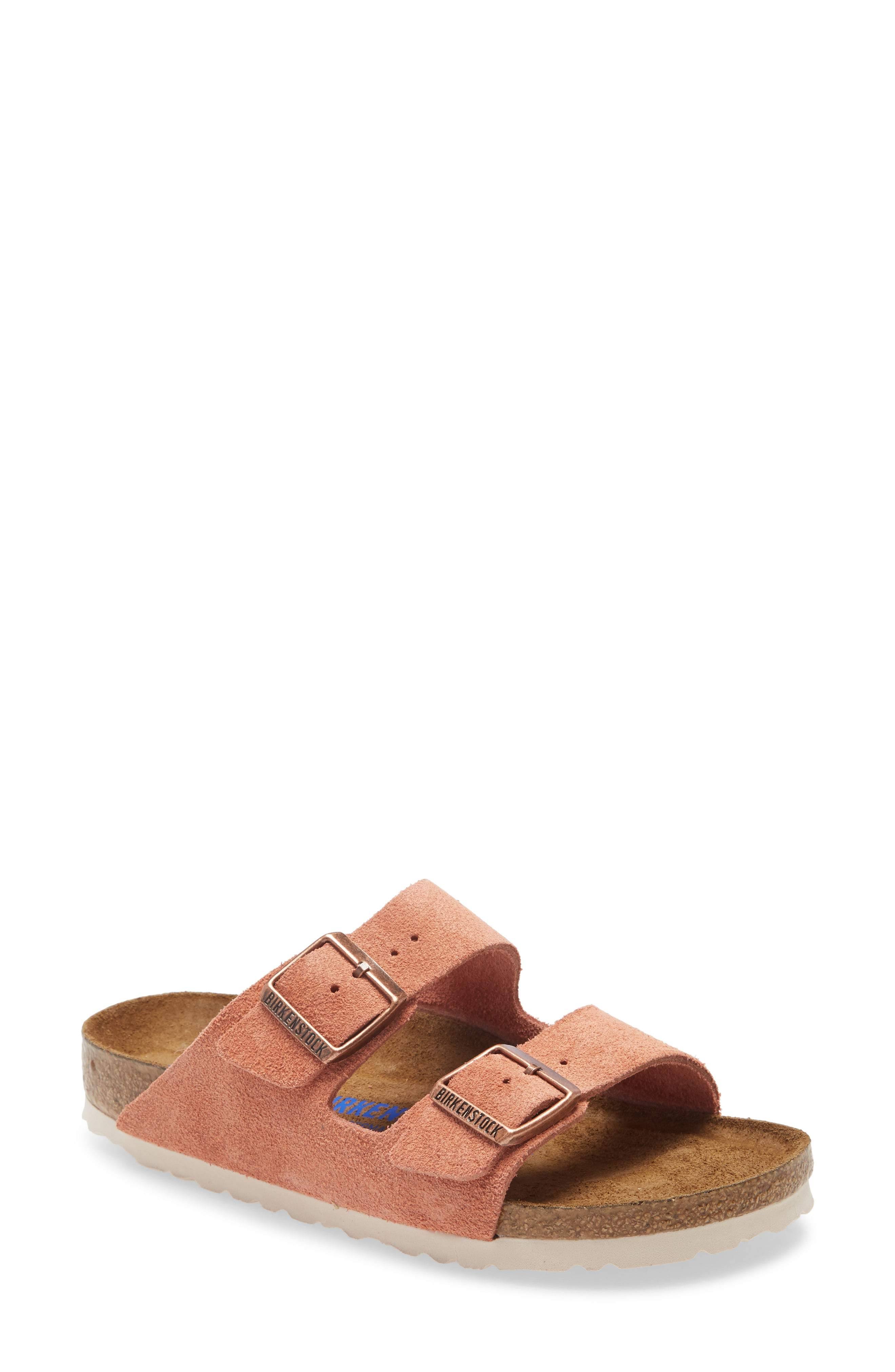 Birkenstock Women's Arizona Soft Footbed Sandals - Earth Red 37