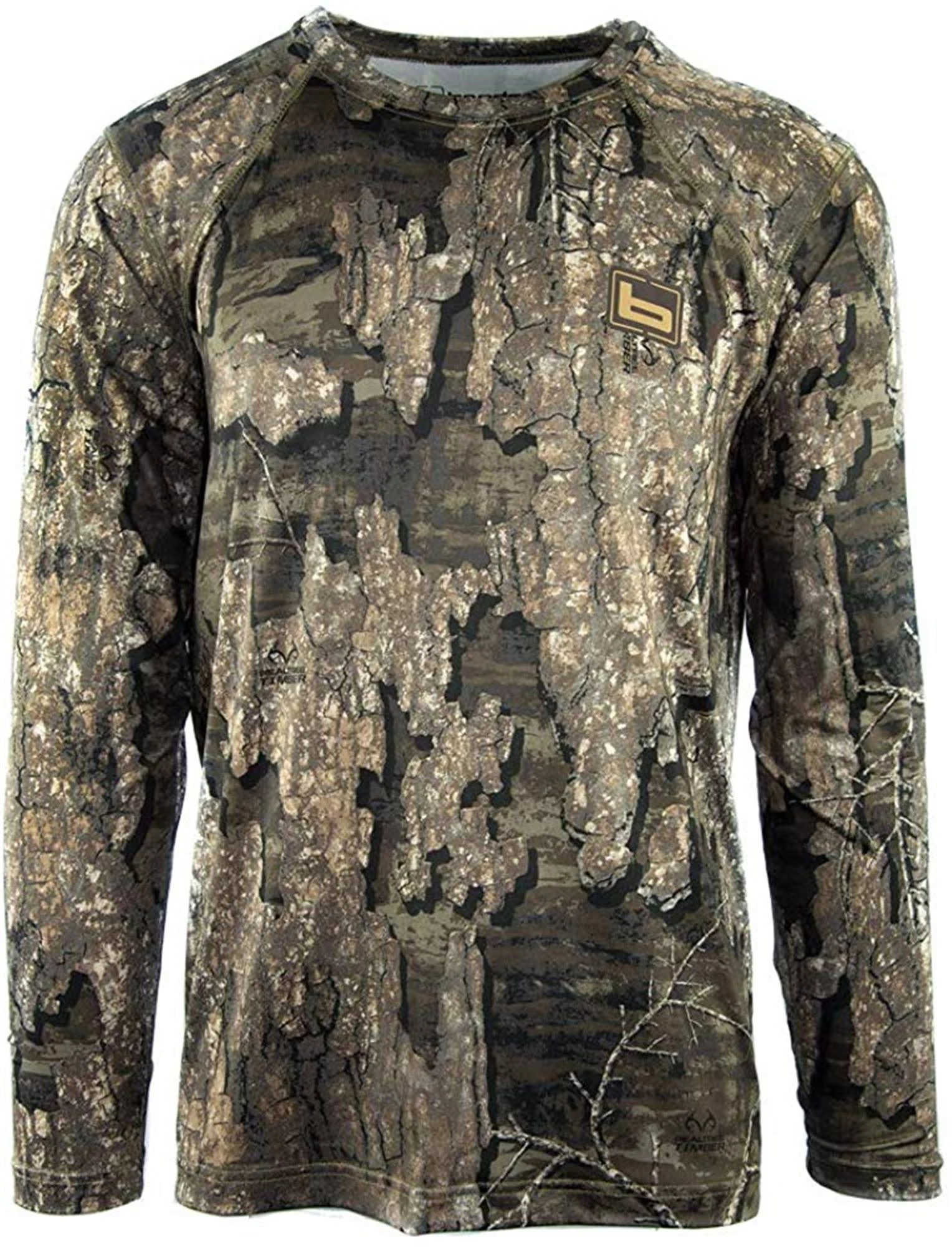 Banded Tech Stalker Mock Shirt Realtree Timber Small