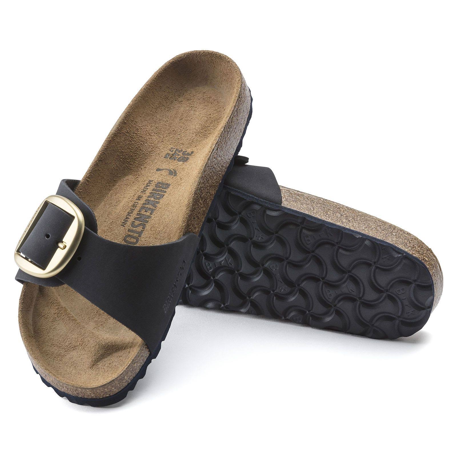 Birkenstock Madrid Big Buckle Mud Green Nubuck / 39 / Narrow