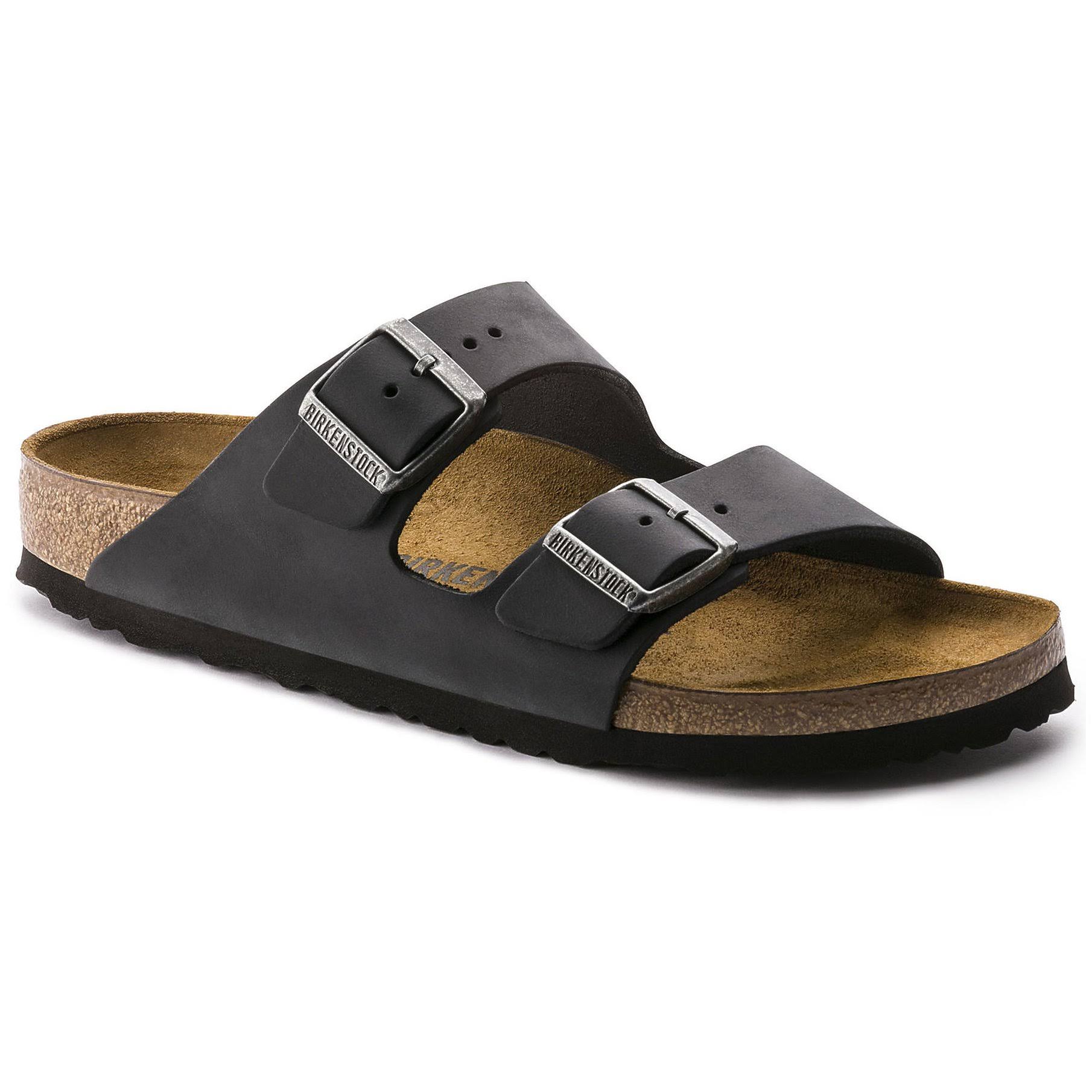Birkenstock Arizona (41 Black Oiled Leather)