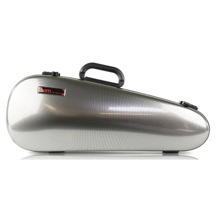 BAM Hightech Cabin Violin Case Carbon Silver