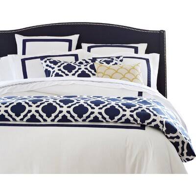 Stillman Upholstered Headboard Size: King, Upholstery: Klein Midnight