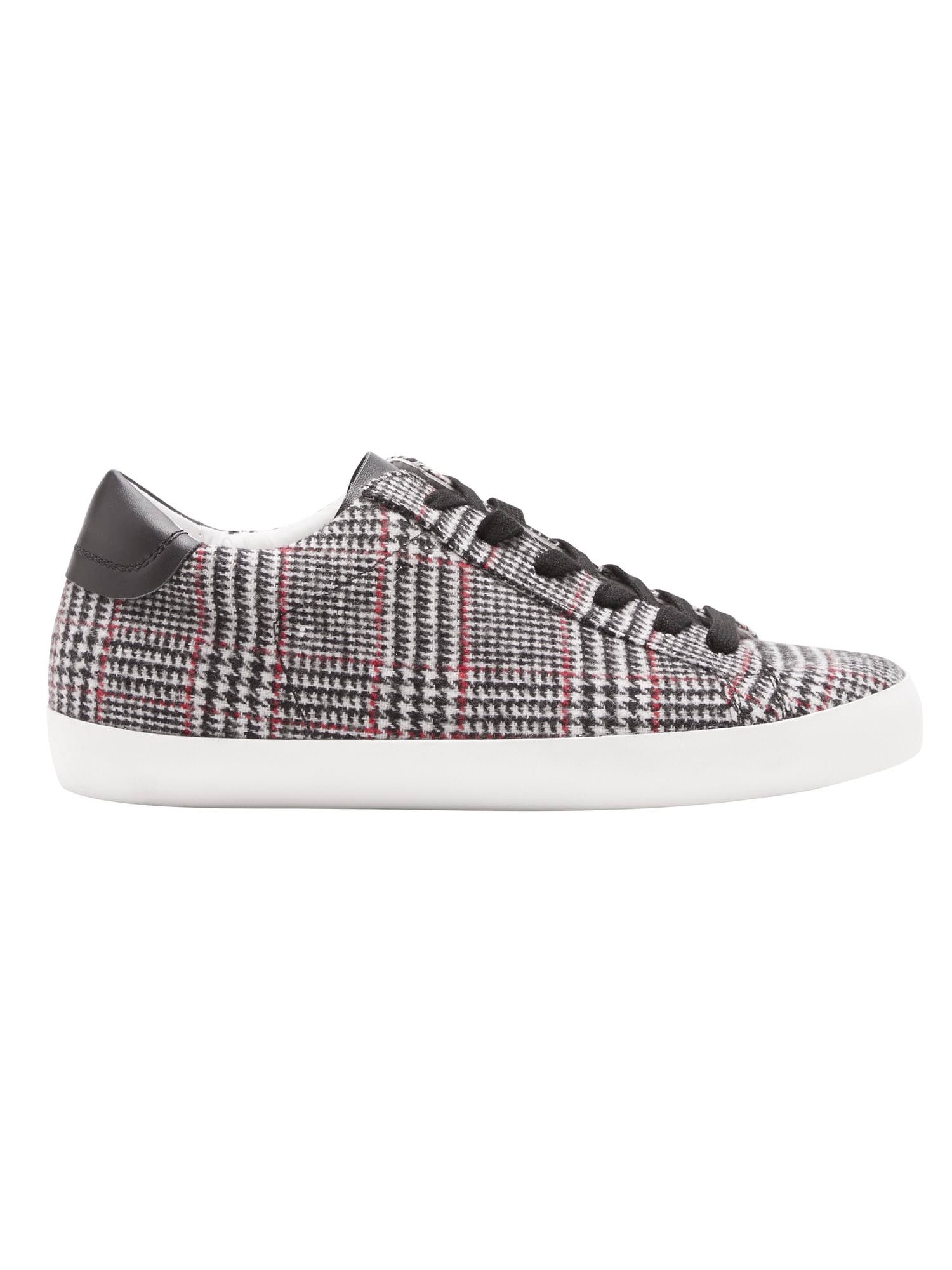 Banana Republic Women's Essential Sneaker Plaid Fabric Size 6
