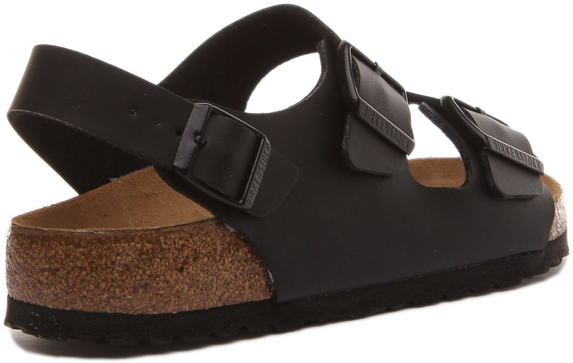 Birkenstock Milano Birko Flor Sandals - Black