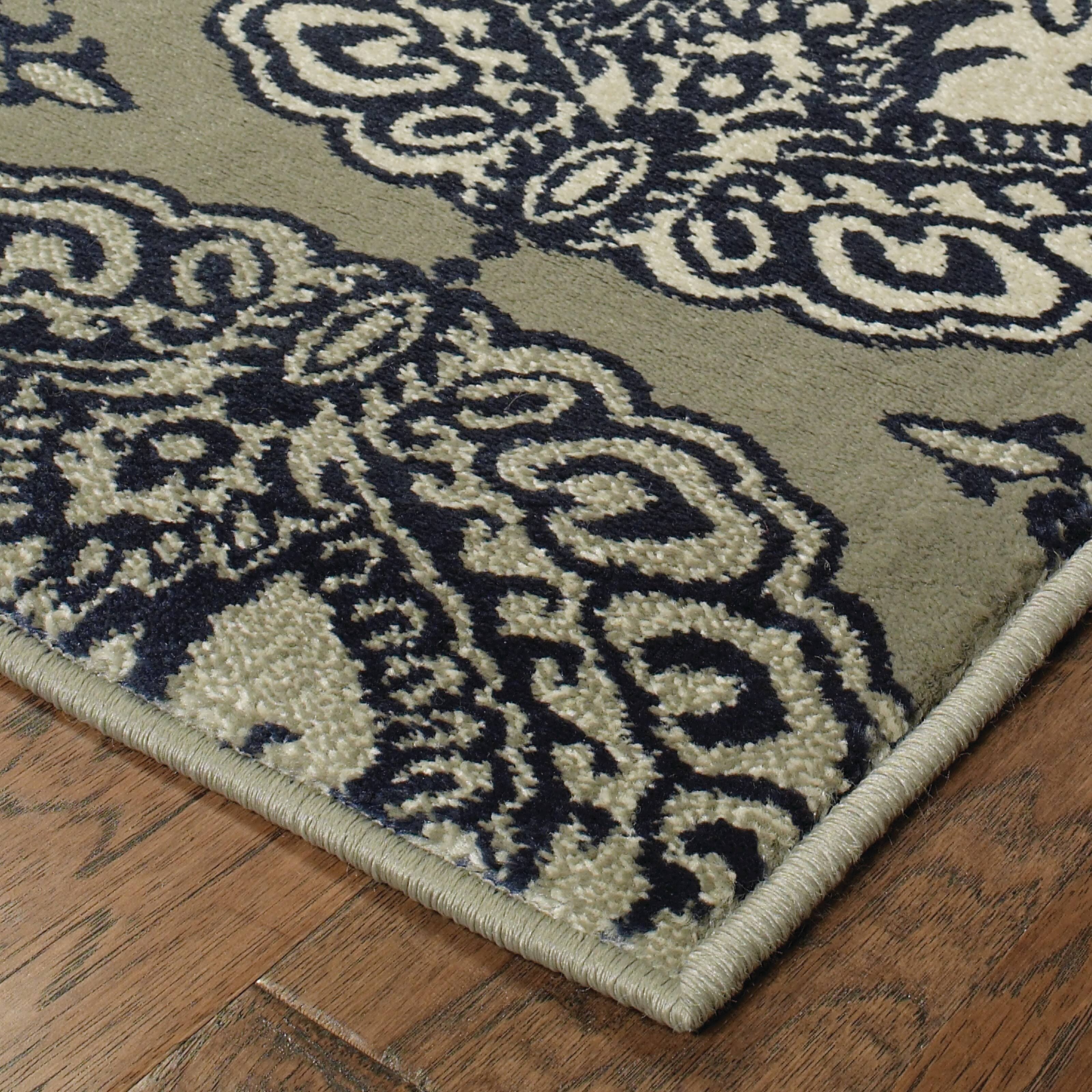 Liliana Oriental Medallion Area Rug - 5&3x22 x 7&6x22