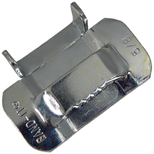 Band It Type 316 Ear-Lokt Buckles, 5/8 in, Stainless Steel 316, 100 per Package