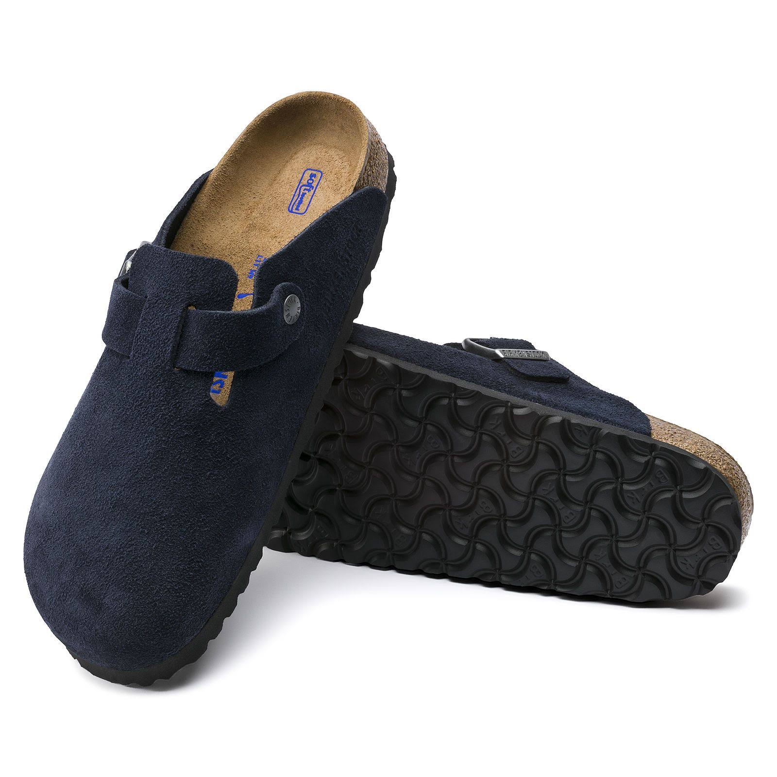 Birkenstock Boston Soft Footbed - Suede Mountain View / 36 / Narrow