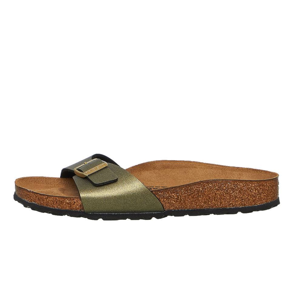 Birkenstock W Madrid BF - Icy Metallic / Stone Gold - US 10 - Women