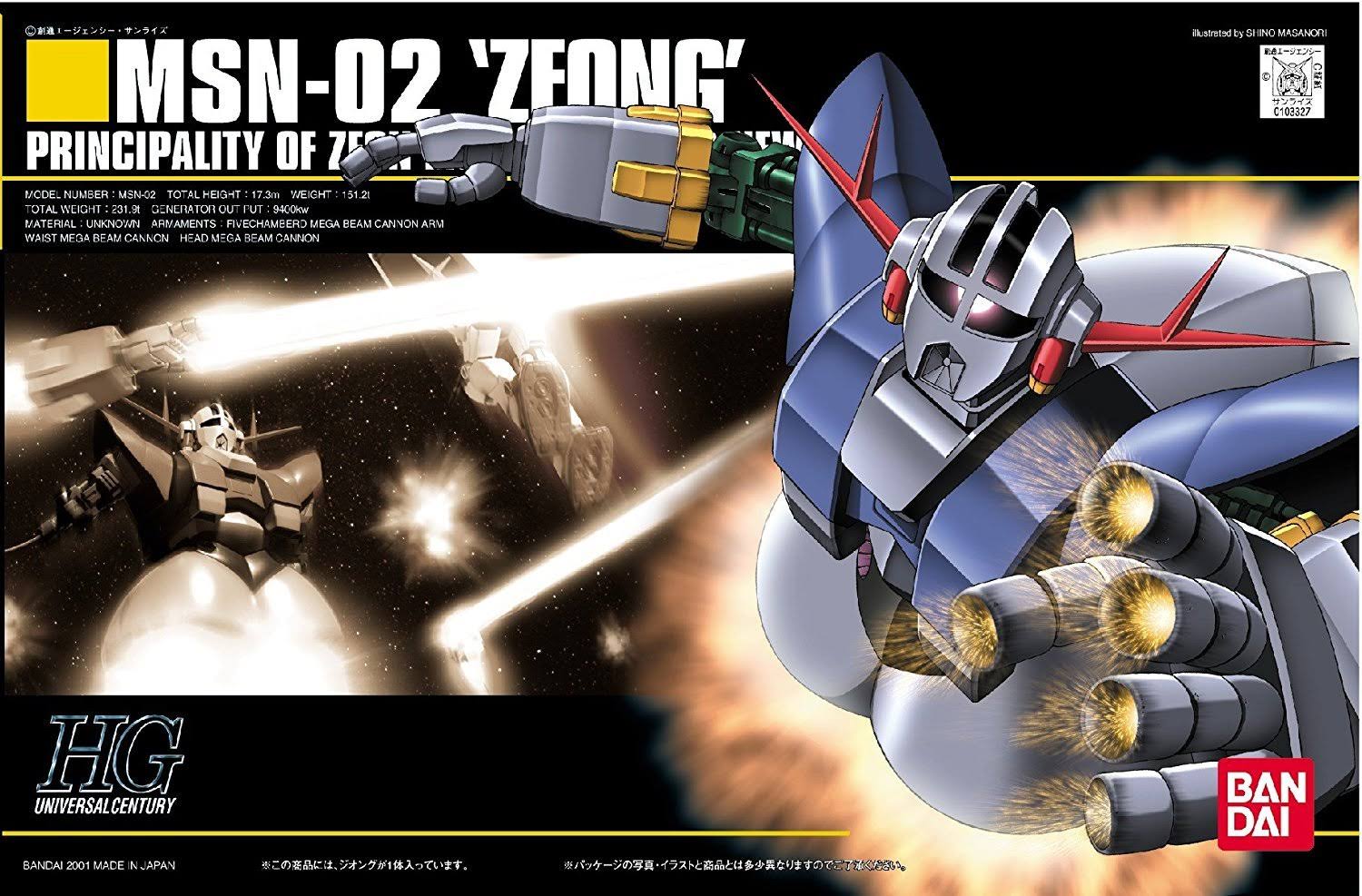 Gundam MSN-02 Zeong HGUC 1/144 Scale