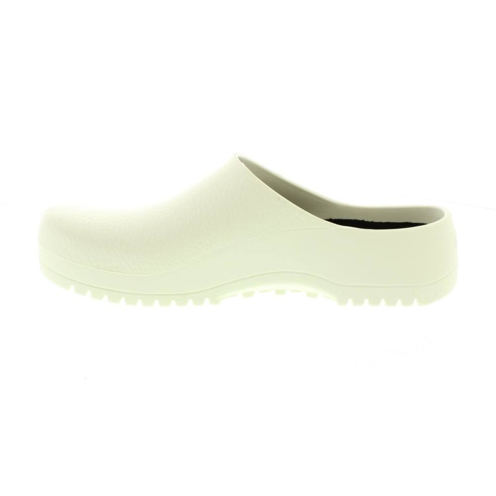 Birkenstock Super-Birki 68021 Unisex PU Occupational Clogs White