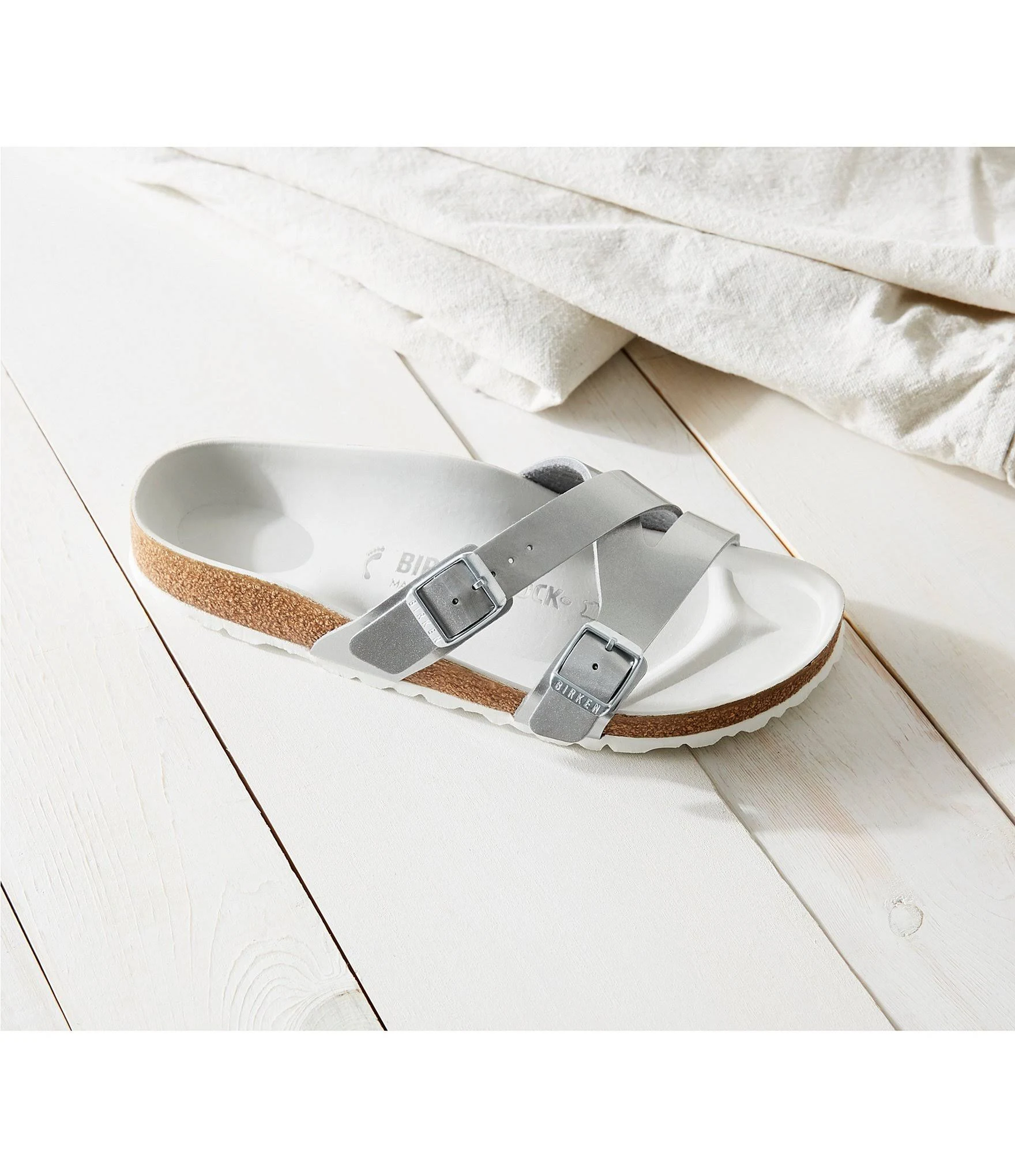 Birkenstock Women's Yao Lux Birko-Flor Metallic Copper