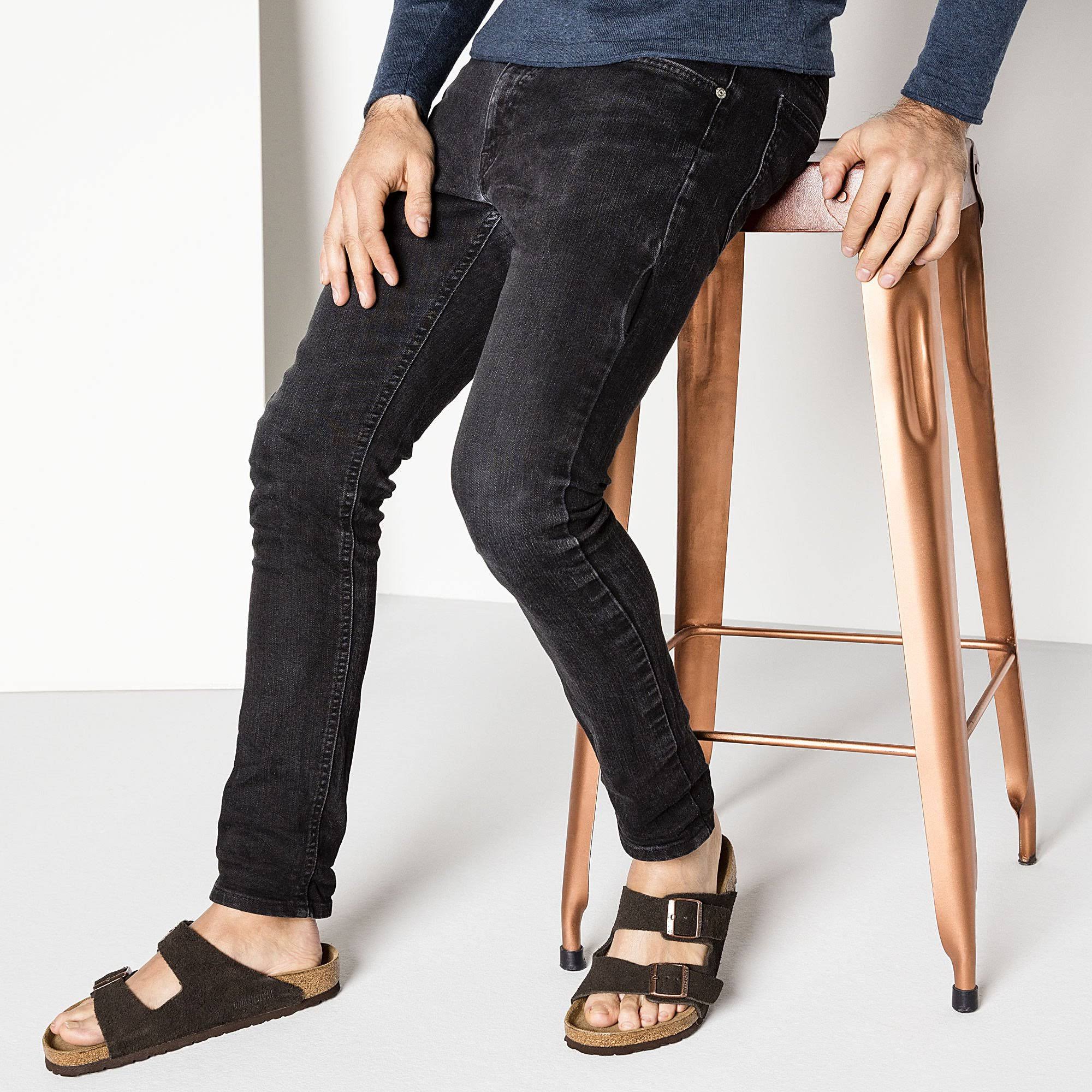 Birkenstock Arizona Soft Footbed - Suede (Unisex) Sandals Mocha Suede : 38 (US Men's 5-5.5 - US Women's 7-7.5) Regular