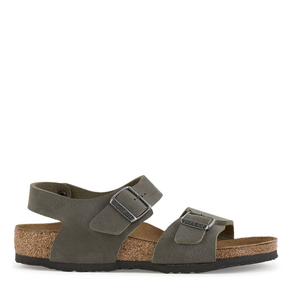 Birkenstock Kids - Sandals with Platform Soles - New York Birko-Flor - Boy - 33 EU - Green - Strappy Sandals