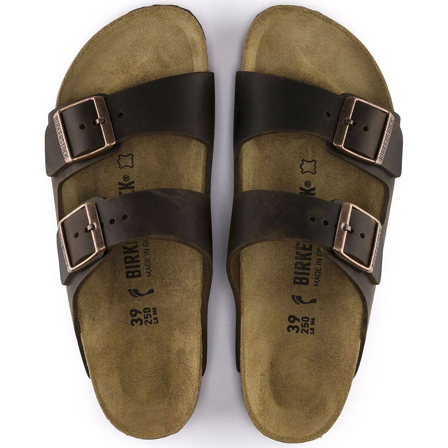 Birkenstock Arizona (40 Narrow Black Oiled Leather)