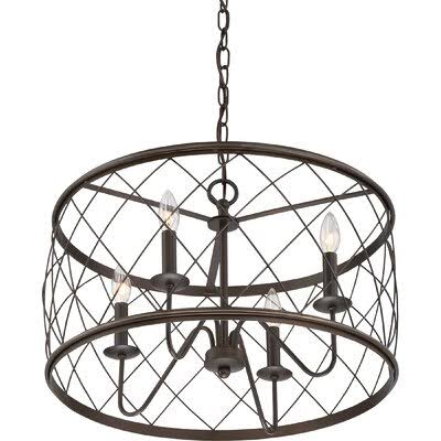 Laurel Foundry Modern Farmhouse Gabriel 4-Light Drum Pendant