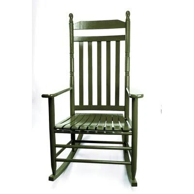 Ermera Rocking Chair Color: Olive