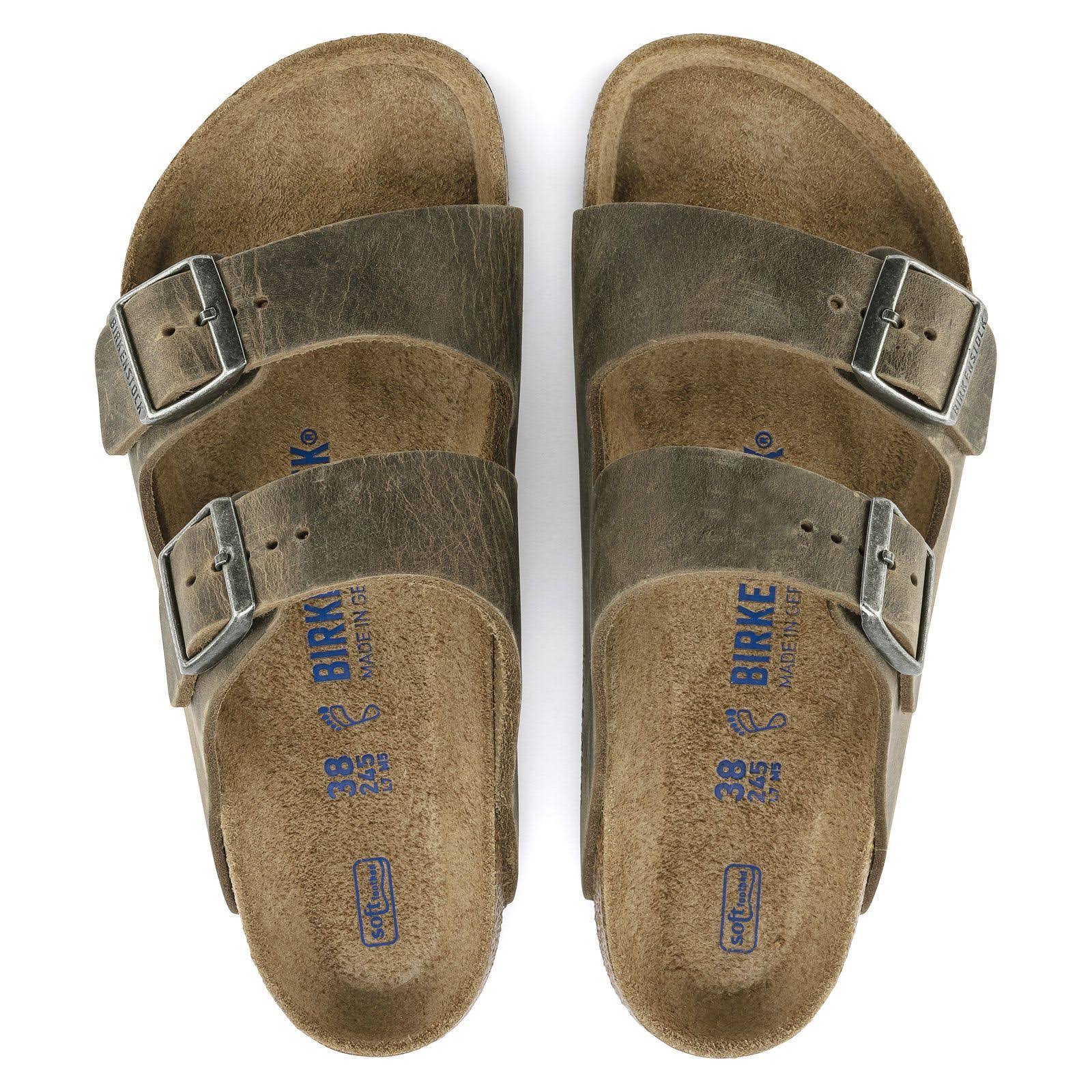 Birkenstock Arizona Soft Footbed (46 Jade Oiled Leather)