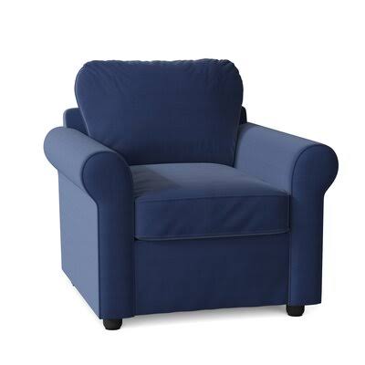 Wolsingham Manning Armchair Birch Lane Body Fabric: Spinnsol Navy