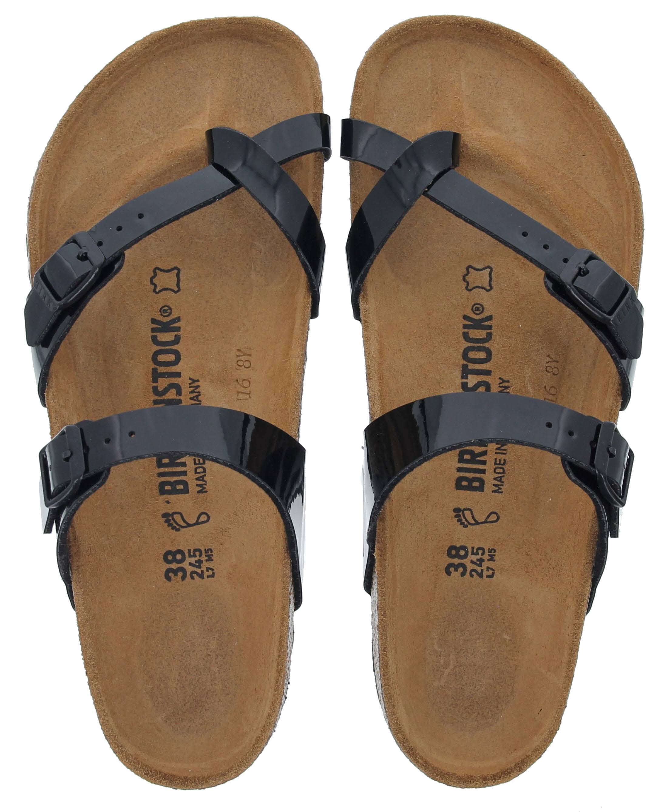 Birkenstock Mayari - Black Patent 071091 Size: 35 EU