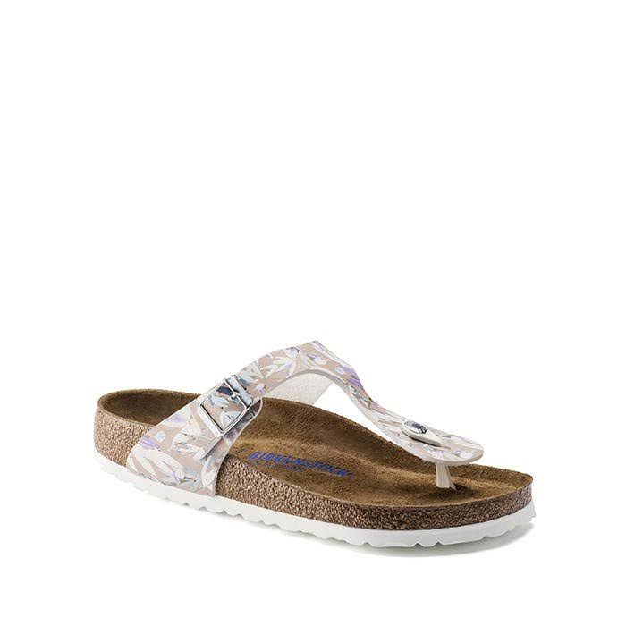 Birkenstock Gizeh Birko-Flor Floral Fades Crystal Rose Thong Sandals