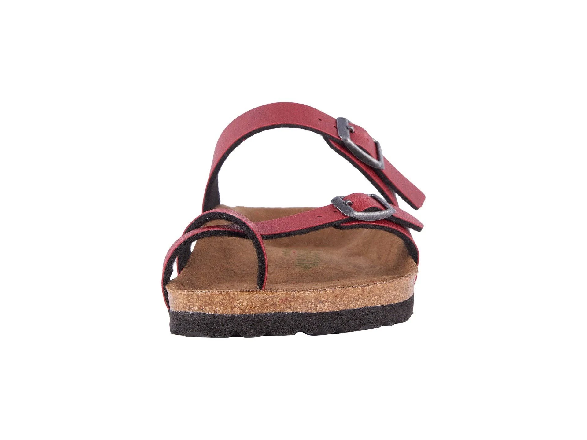 Birkenstock Mayari Vegan Women's Sandals Bordeaux Pull Up Birko-Flor : 38 (US Women's 7-7.5) Regular