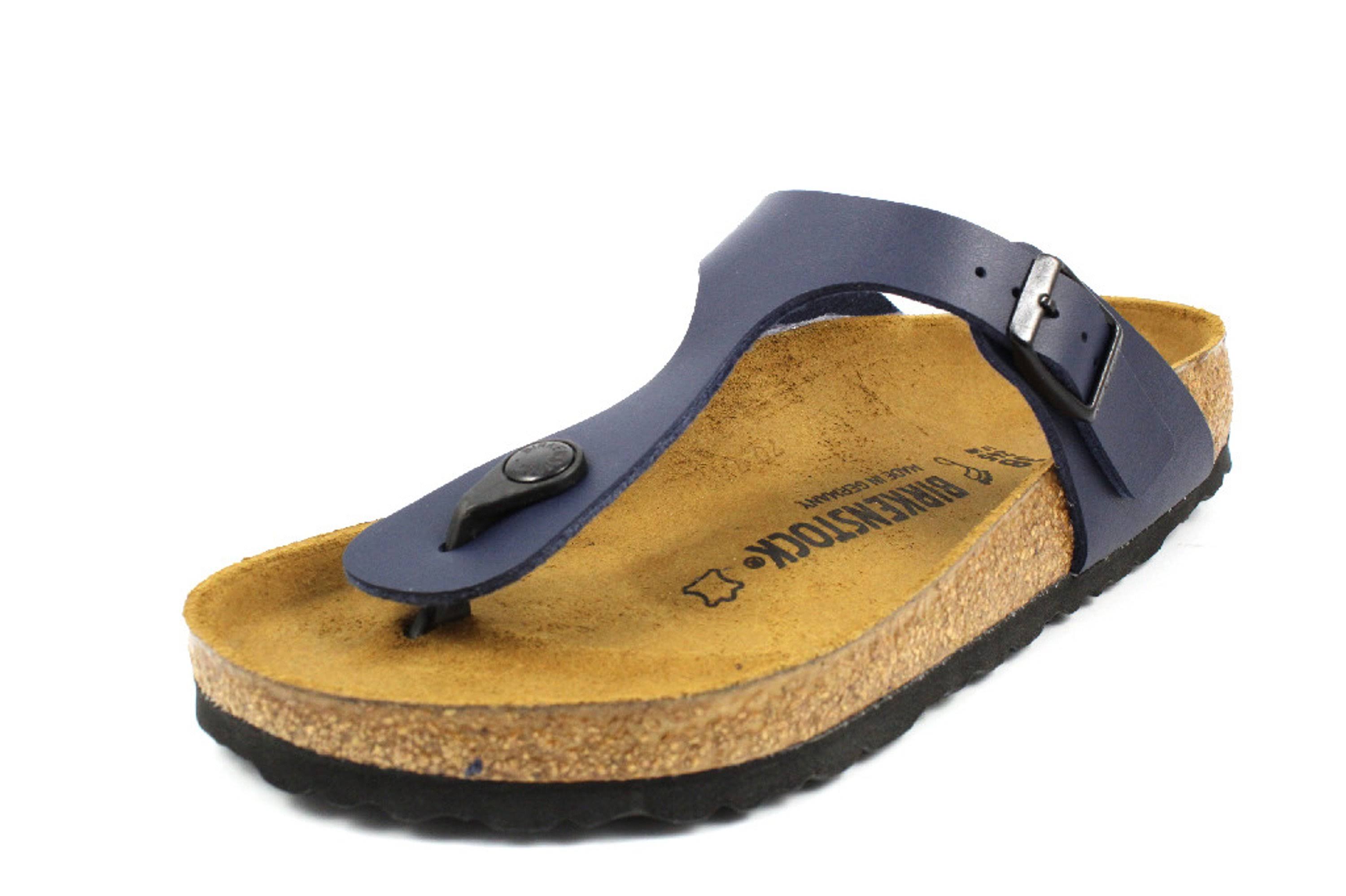 Birkenstock Thong Sandal Gizeh Blue Birko-Flor 35 EU / Regular