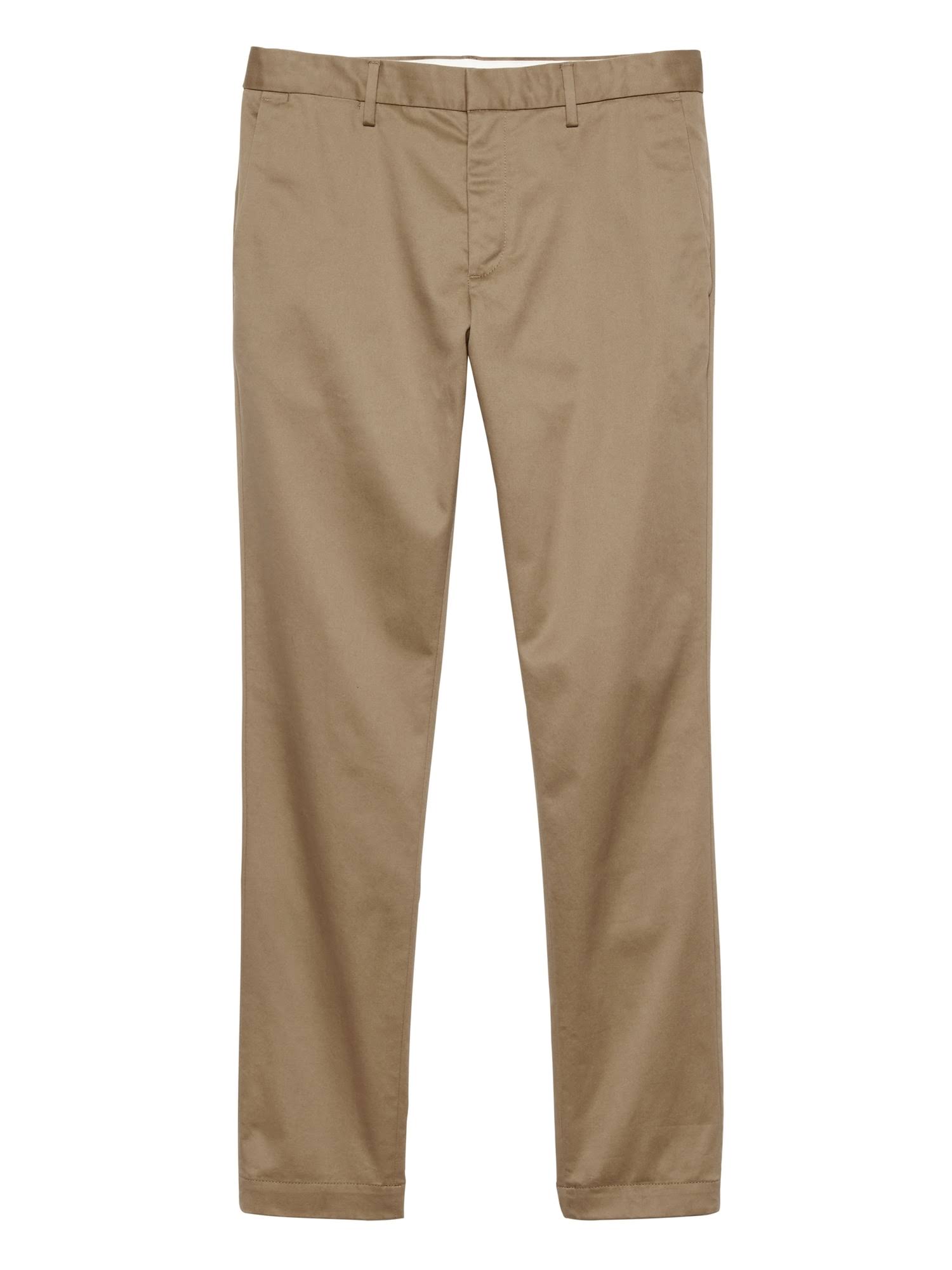 Banana Republic Men's Fulton Skinny Rapid Movement Chino Pant Airforce Khaki Size 36W 32L