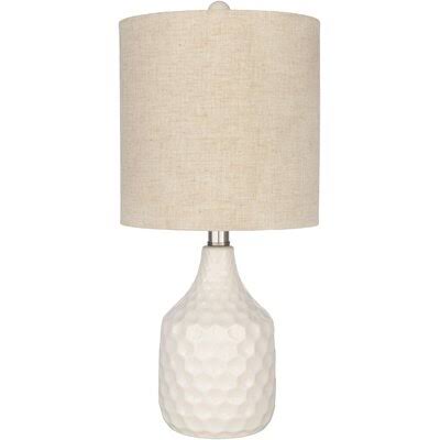 Aegeus 18.5x22 Table Lamp Base Color/Finish: Ivory
