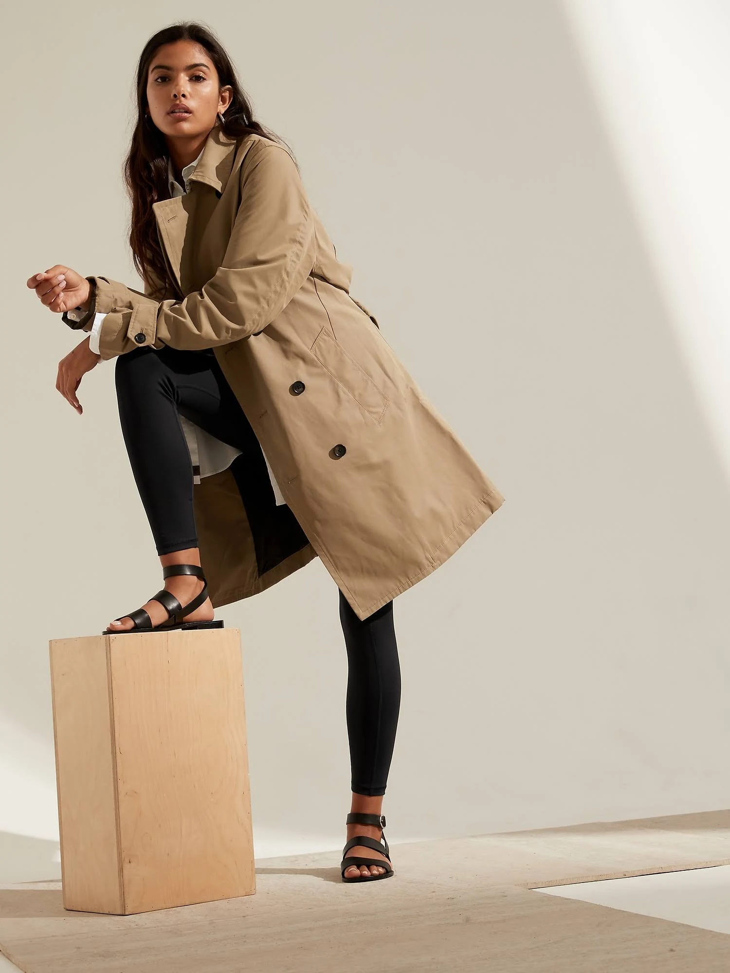 Banana Republic Women's on The Go 7/8 Legging Black Size Xs