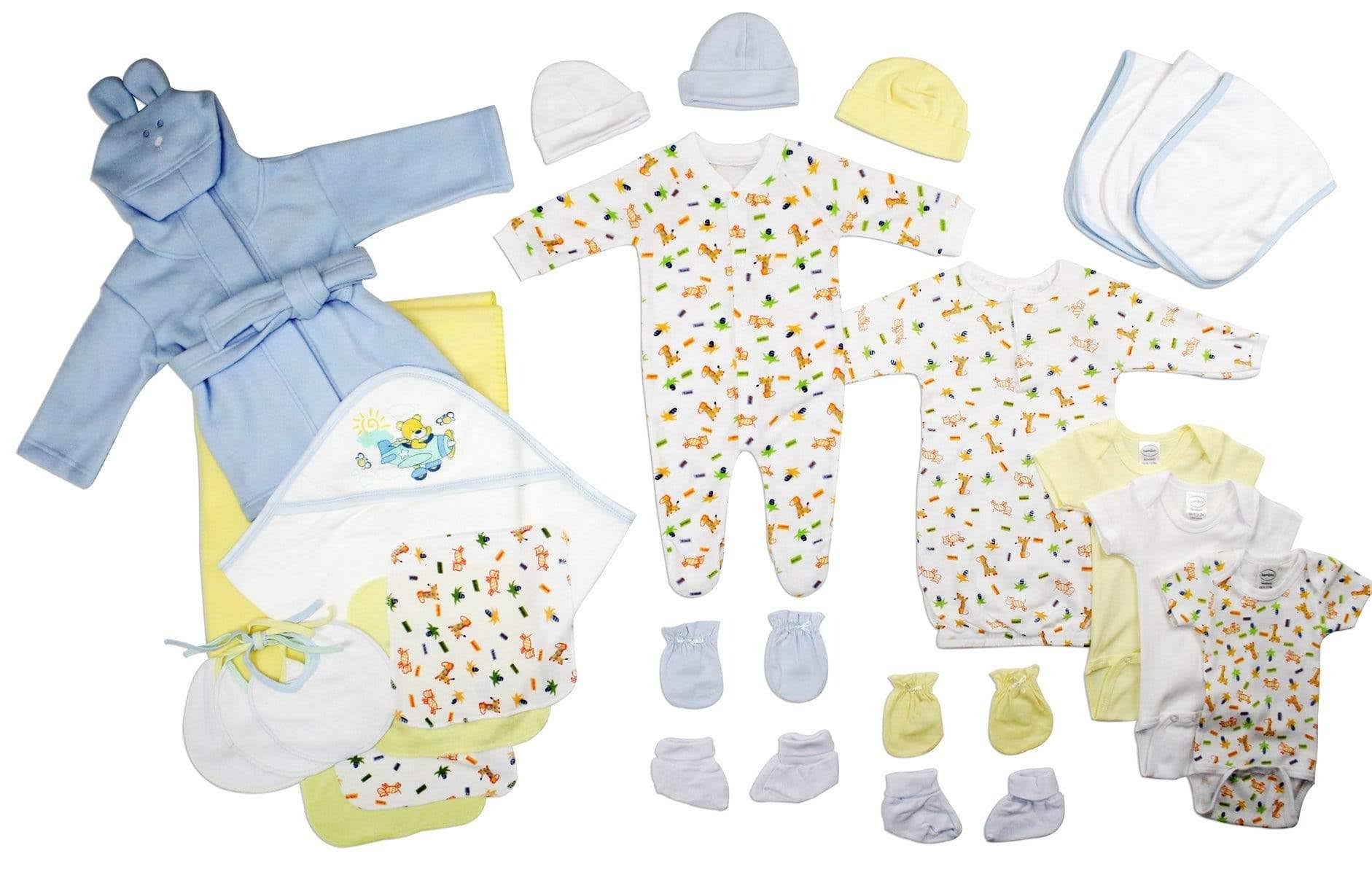 Bambini Newborn Baby Boys 25 PC Layette Baby Shower Gift Set