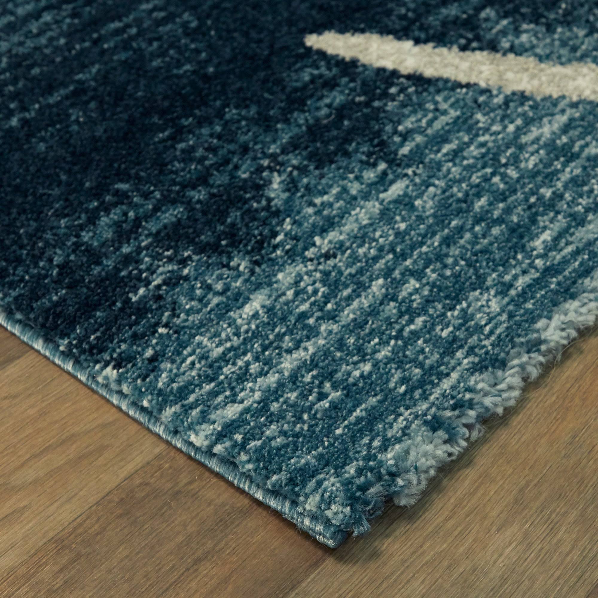 BALTA Martin Blue 8 ft. x 10 ft. Coastal Starfish Area Rug