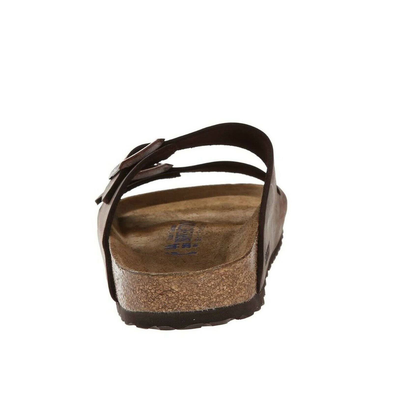 Birkenstock Men's Arizona SFB Habana Oiled Leather Sandals - Brown - 45 EU / 12 M US