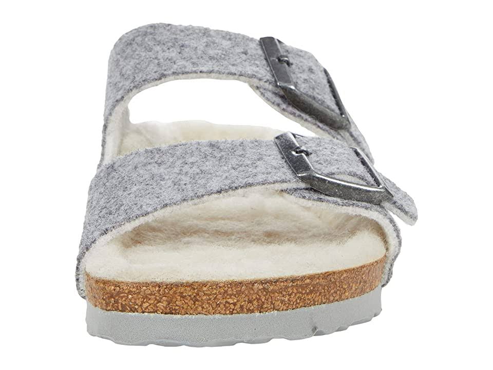 Birkenstock Arizona Wool Sandal Women's, Light Gray, 42