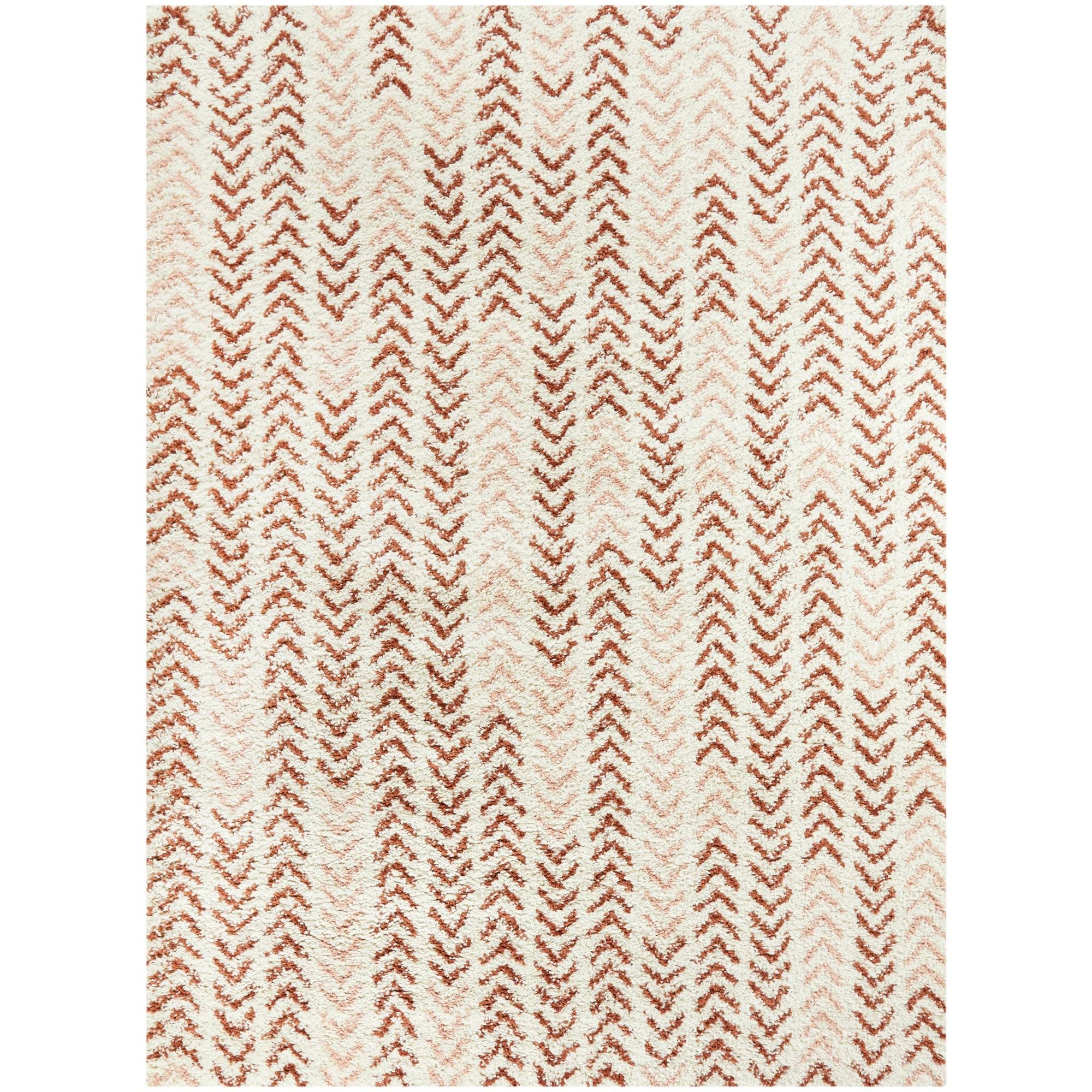 BALTA Elena Pink 8 ft. x 10 ft. Arrow Transitional Area Rug