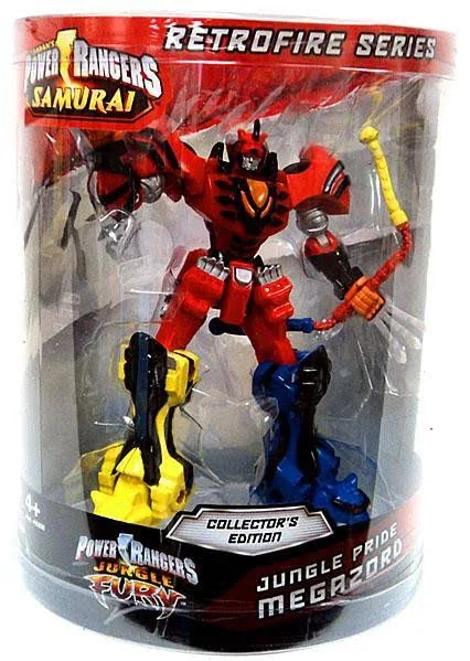 Power Rangers Samurai Retrofire Series Jungle Pride Megazord Action Figure [Jungle Fury]