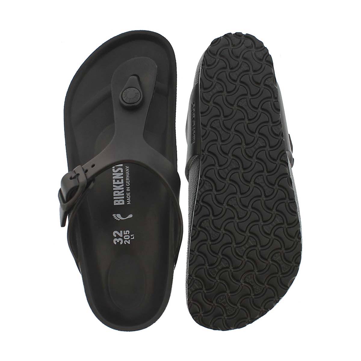 Birkenstock Kids Gizeh Eva Black Beach Sandals