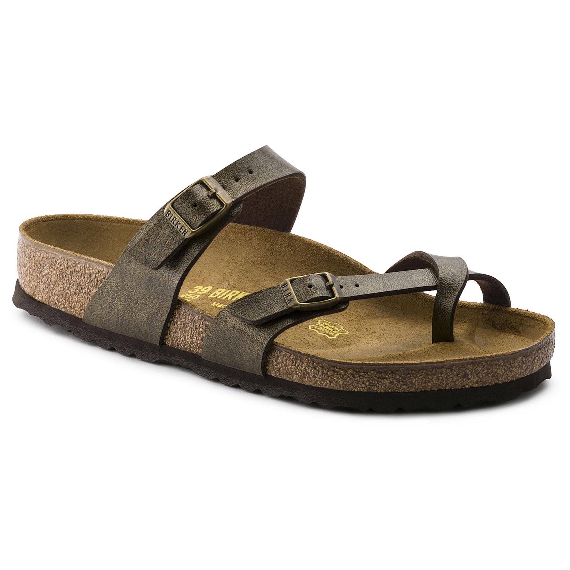 Birkenstock Women's Mayari - Golden Brown | Birko-Flor 071041