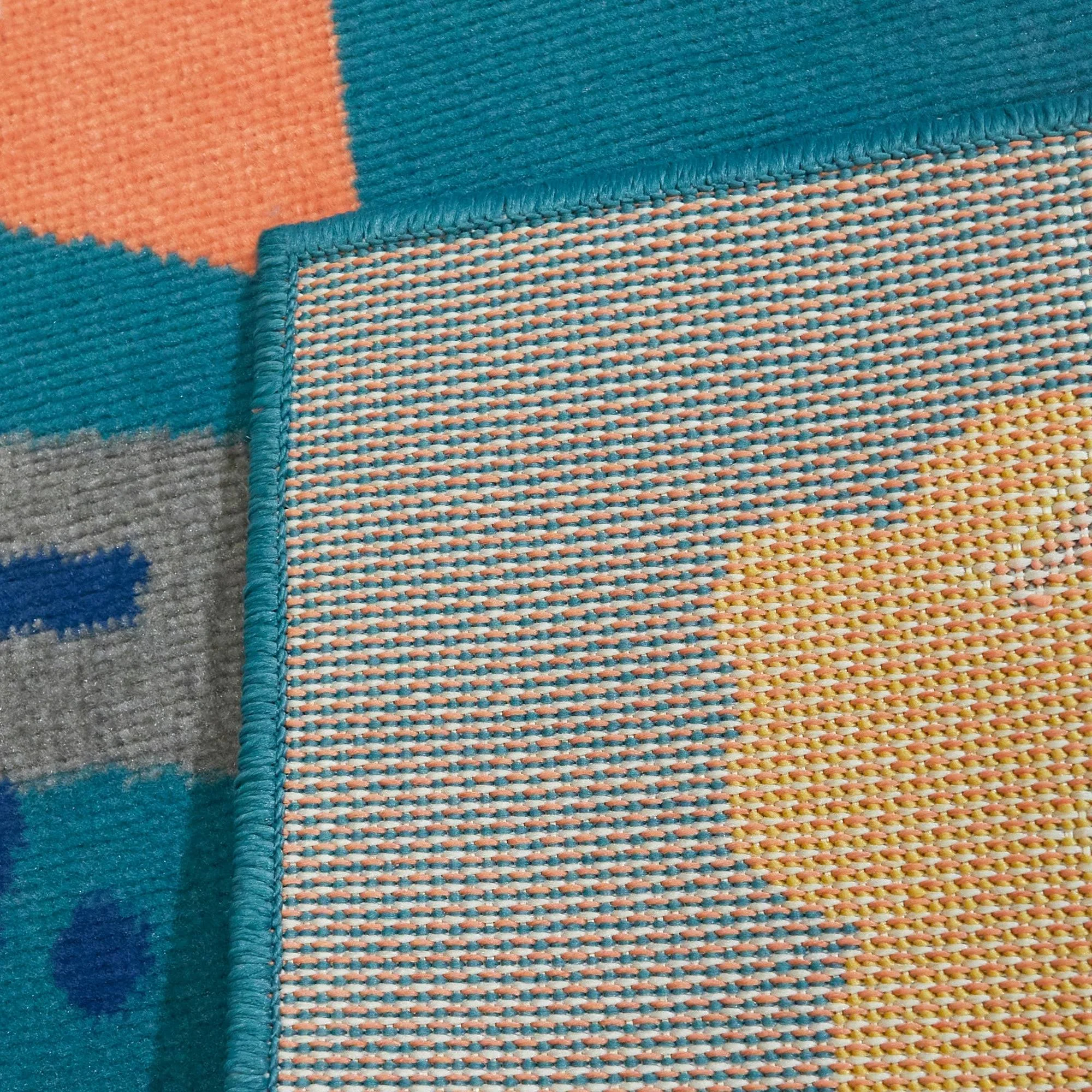 Balta Rural Roadway Blue 4 ft. x 6 ft. Kids Area Rug