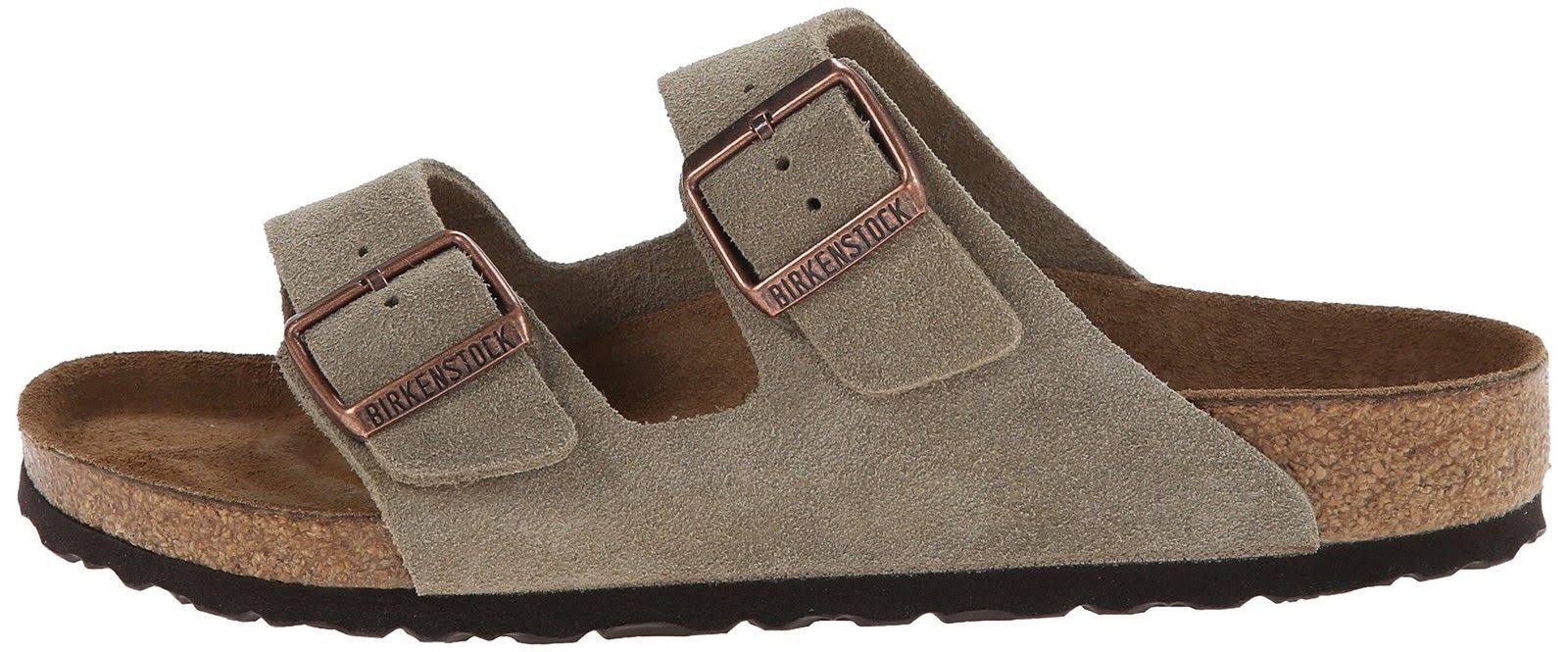 Birkenstock Arizona Sandal - 37 - Taupe Suede