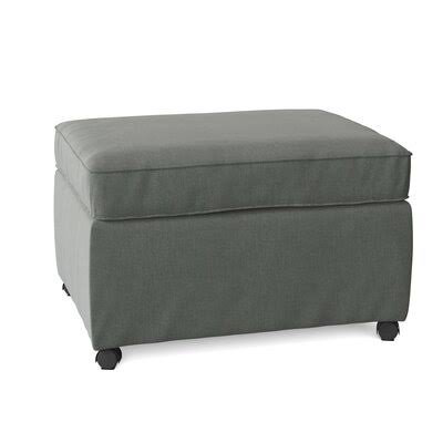 Birch Lane Gillis 28x22 Rectangle Standard Ottoman Body Fabric: Spinnsol Iron