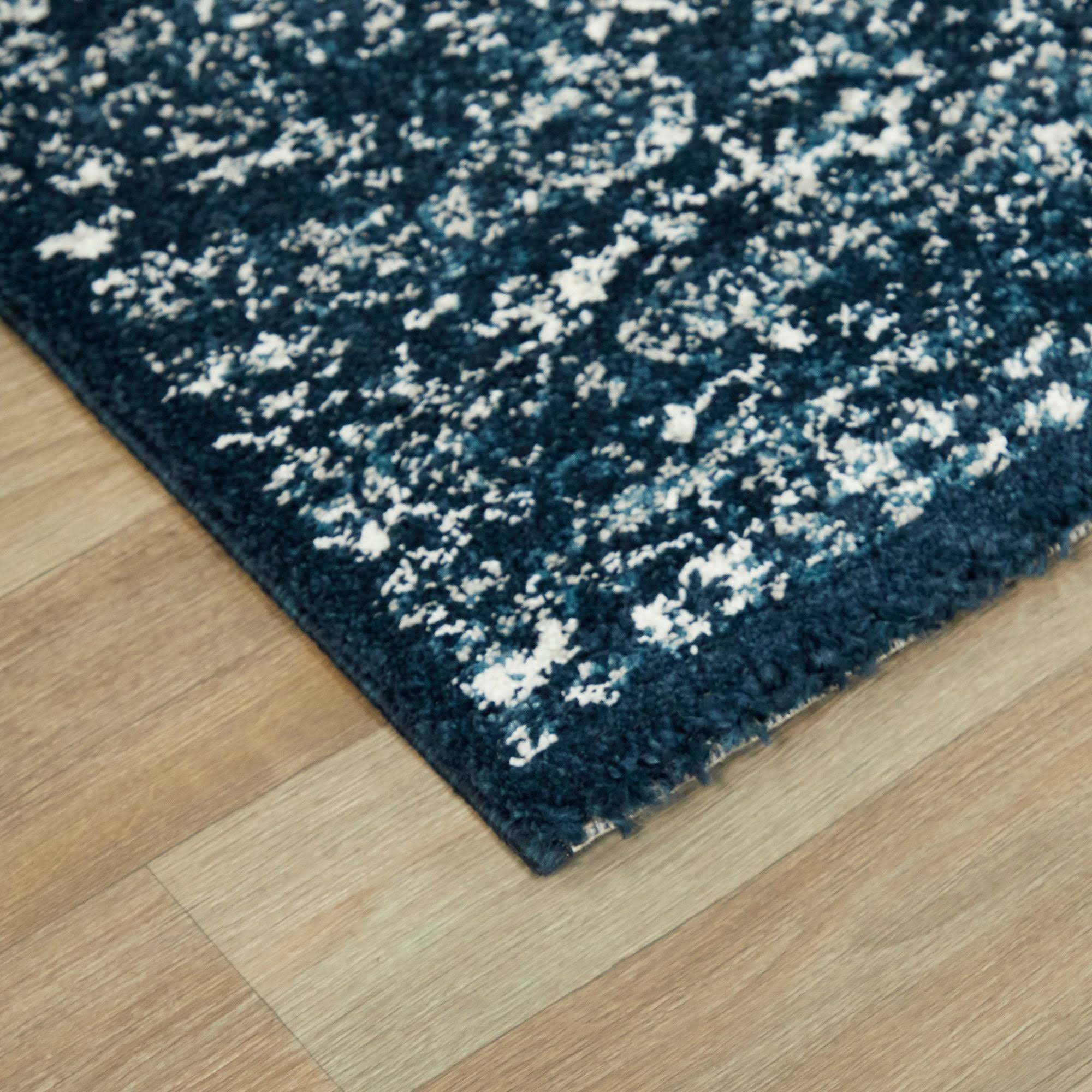 BALTA Finn Blue 5 ft. x 7 ft. Overdyed Persian Area Rug