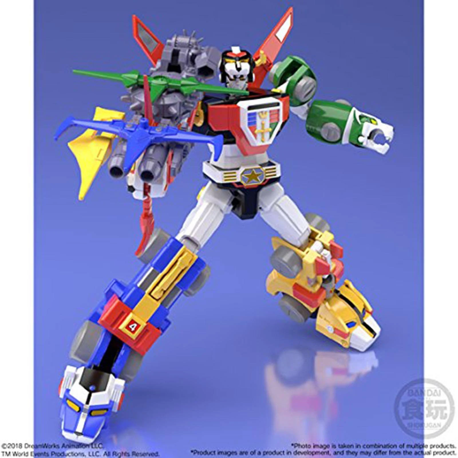 Bandai Shokugan Super Mini Pla Voltron Model Kit