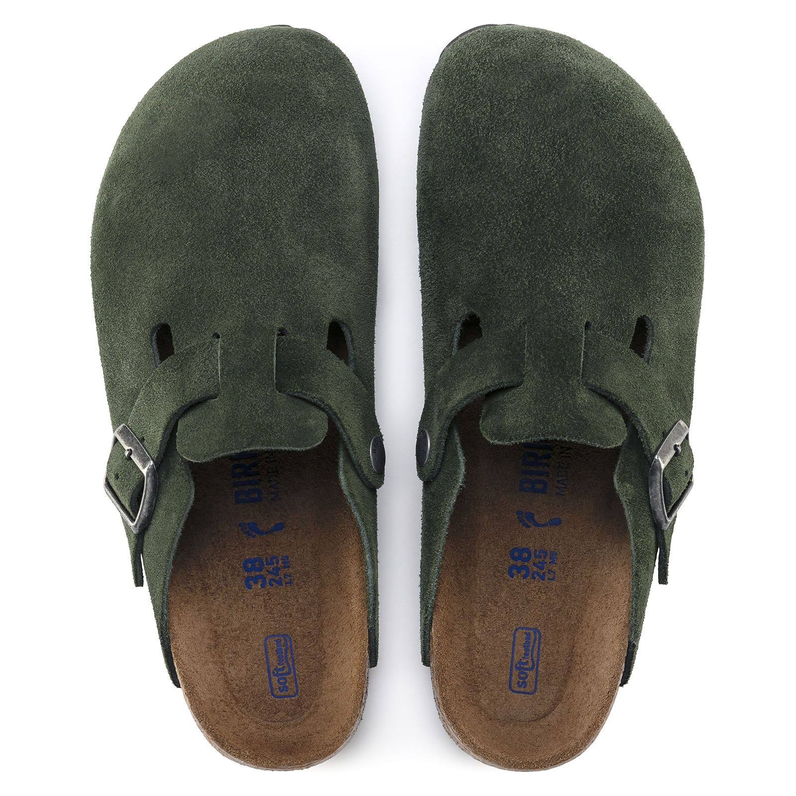 Birkenstock Unisex Boston Soft Footbed Suede